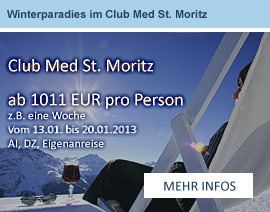 Winterparadies im Club Med St. Moritz
