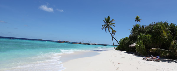 Traumhafter Strand auf den Malediven